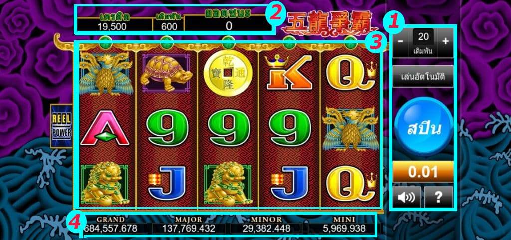 สล็อต 5 Dragons Sexygamez